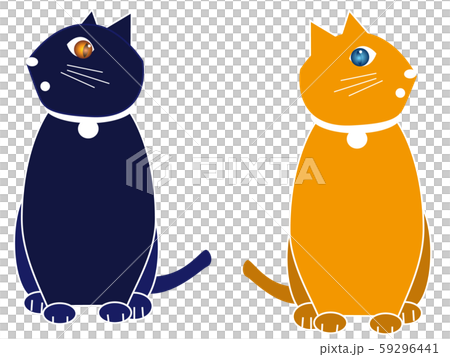Cats who are a little worried Cats who are a little worried 59296441