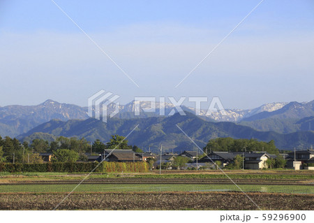 初夏・五泉市の田園風景 59296900