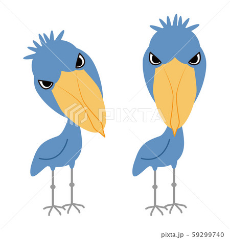 ハシビロコウ ベクター イラスト クリップアート 59299740