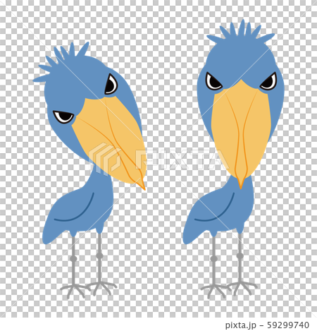 ハシビロコウ ベクター イラスト クリップアート 59299740