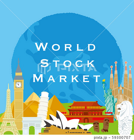 世界株式市場　ポスター 59300707