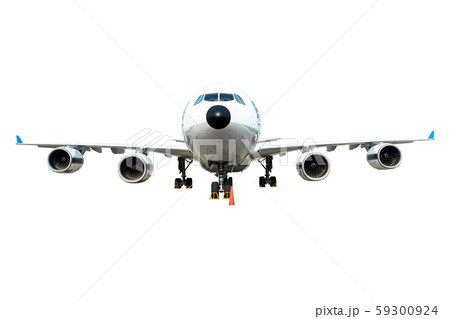 Airplane for passenger on isolated white Airplane for passenger on isolated white 59300924