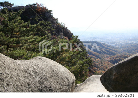 ボヒョンボン 尾根 岩山 59302801