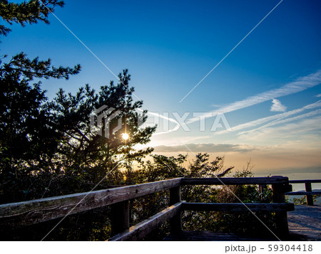 【静岡県伊豆市】戸田峠展望台からの夕景【秋】 【静岡県伊豆市】戸田峠展望台からの夕景【秋】 59304418