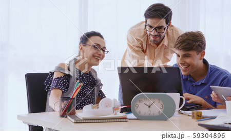 Group meeting of creative business people office. Group meeting of creative business people office. 59304896