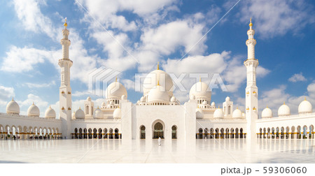 Sheikh Zayed Grand Mosque in Abu Dhabi, the capital city of United Arab Emirates Sheikh Zayed Grand Mosque in Abu Dhabi, the capital city of United Arab Emirates 59306060