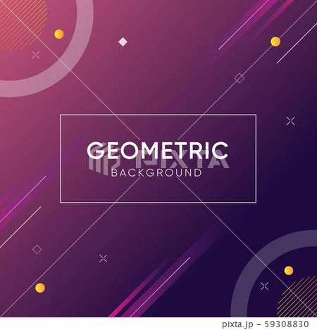 Abstract holographic background with neo memphis geometric elements 59308830
