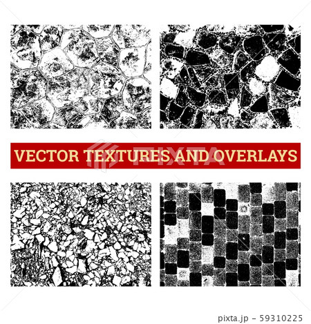 Abstract halftone vector illustration. Grunge textures and overlays for background and design. 59310225