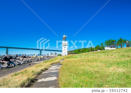 東京 若洲海浜公園の風景 東京 若洲海浜公園の風景 59312742