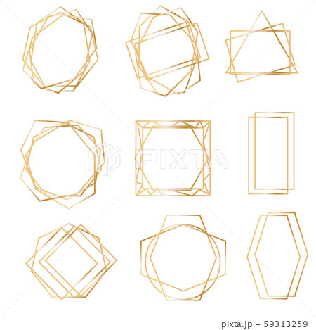 Golden geometric frames. Golden geometric frames. 59313259