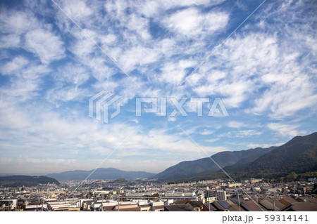 宇治市御蔵山から臨む山科方面の風景 59314141