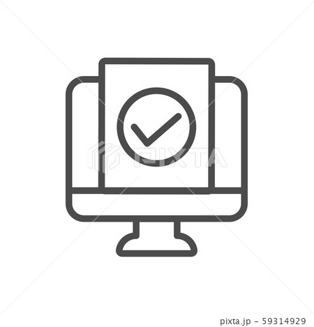 In Compliance Icon with paper, checks & list In Compliance Icon with paper, checks & list 59314929