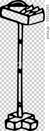 毛筆画_物置台 毛筆画_物置台 59315265