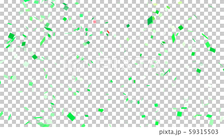 CGパーティクル　広がるスクエアの紙吹雪 59315503