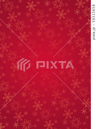 可愛い雪の結晶の背景のイラスト素材 59315658 Pixta