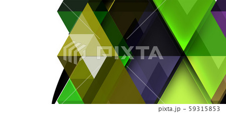 Abstract concept triangle graphic element. Technology background. Banner, poster template 59315853