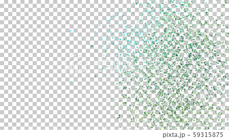 Cgパーティクル トライアングルの紙吹雪のイラスト素材