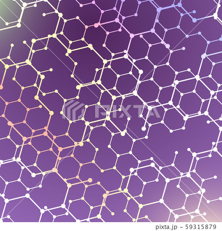 geometric technology background with gear shape. Vector abstract graphic design 59315879