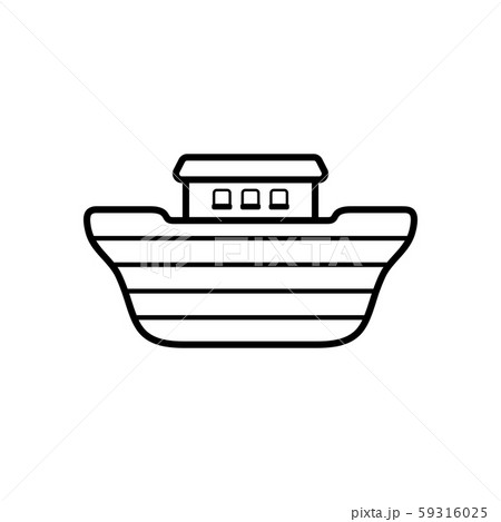 Logo of Noah's Ark. Ship to rescue animals and people from the Flood. Biblical illustration. Logo of Noah's Ark. Ship to rescue animals and people from the Flood. Biblical illustration. 59316025