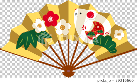 Illustration material for new year's cards 59316660