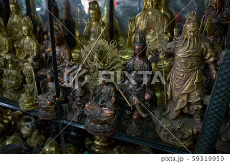 China legend Warriors figures in shop in China. 59319950