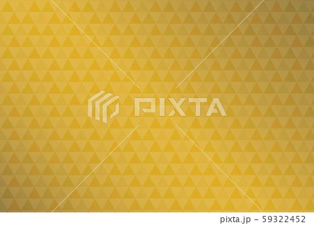 金色のグラデーションの背景と三角のパターンの壁紙のイラスト素材