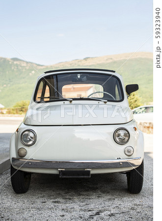 Small italian vintage car. Small italian vintage car. 59323940