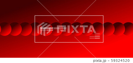 Simple abstract background with neon color circles. Memphis Style Geometric Pattern. Vector 59324520