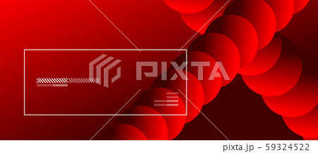 Simple abstract background with neon color circles. Memphis Style Geometric Pattern. Vector Simple abstract background with neon color circles. Memphis Style Geometric Pattern. Vector 59324522