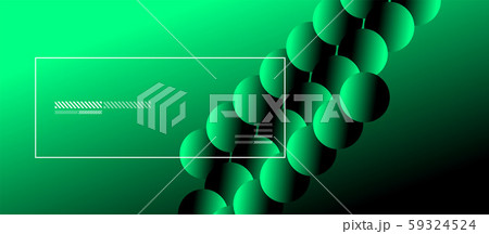Simple abstract background with neon color circles. Memphis Style Geometric Pattern. Vector Simple abstract background with neon color circles. Memphis Style Geometric Pattern. Vector 59324524