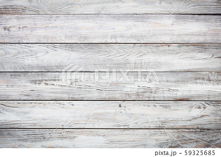 Gray wooden background with old painted boards 59325685