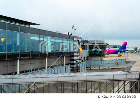 Airport, terminal, facade, airplane, runway, Airport, terminal, facade, airplane, runway, 59326859