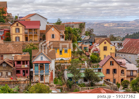 capital of Madagascar. Antananarivo 59327362