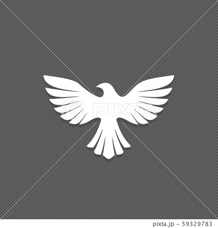 Dove, a symbol of peace and purity. The biblical symbol of the Holy Spirit. 59329783