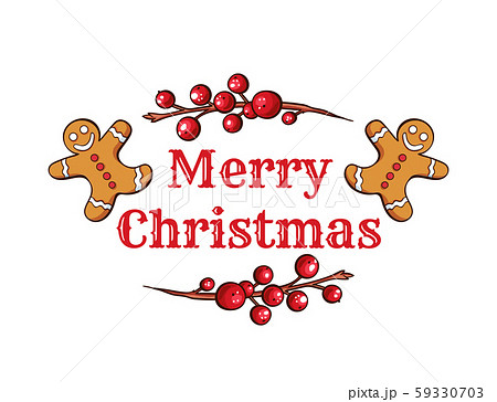 Merry Christmas vector greeting card template Merry Christmas vector greeting card template 59330703