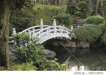 旧安田庭園　太鼓橋　東京都墨田区 59333005