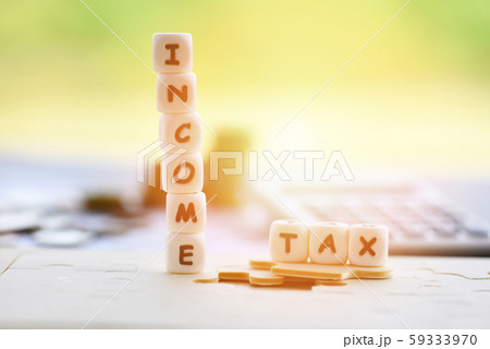 Income Tax Return Deduction Refund Concep / Tax Income Tax Return Deduction Refund Concep / Tax 59333970