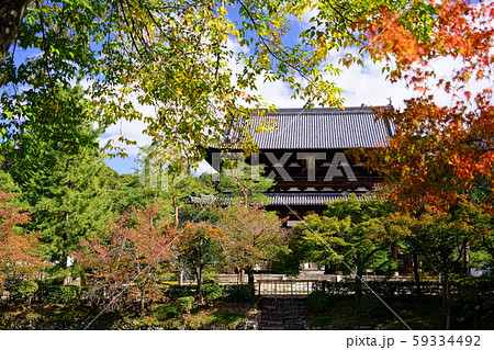 京都・秋の萬福寺・三門５ 59334492
