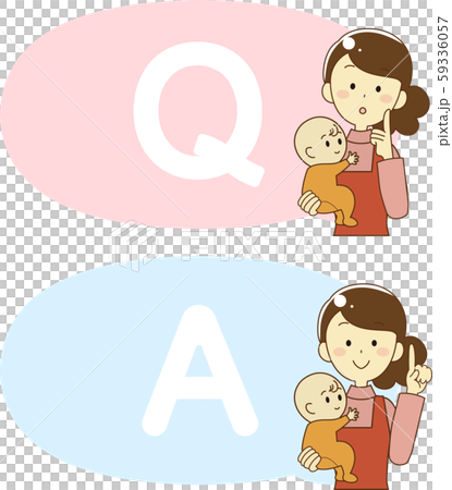 q&a, female, females - Stock Illustration [59336057] - PIXTA