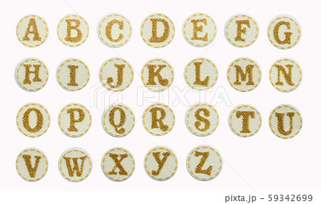 Alphabet isolated on white use for learn Alphabet isolated on white use for learn 59342699