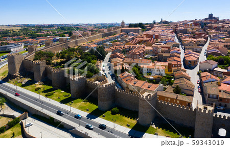 Historical center of Avila, Spain 59343019