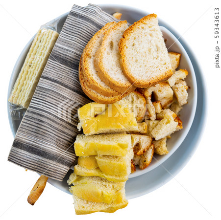 Italian bread plate - different types of bread Italian bread plate - different types of bread 59343613