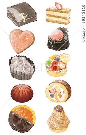 ケーキとチョコレート ケーキとチョコレート 59345119