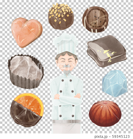 巧克力和巧克力廚師 59345123