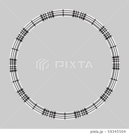 Round frame vector vintage pattern design 59345504