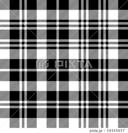 Black watch tartan fabric texture seamless pattern 59345657