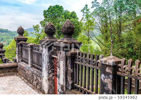 カイディン帝陵の風景 フエ ベトナム 59345962