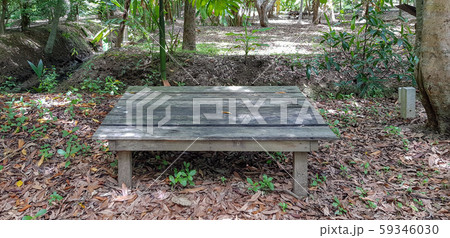 bench made of weathered wood in warm sunlight bench made of weathered wood in warm sunlight 59346030