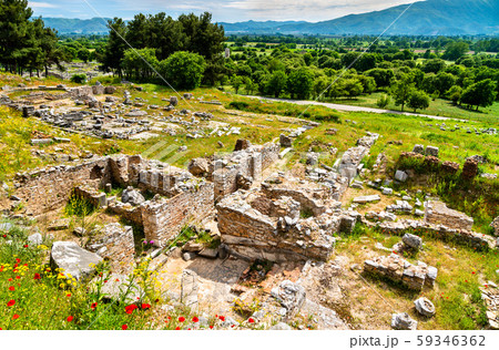 Ruins of the ancient city of Philippi in Greece 59346362