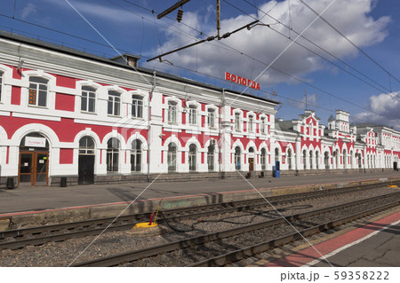 Railway station in city of Vologda, Russia 59358222